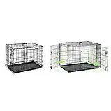 Металева клітка транспортер вольєр для перевезення собак  75х47х54 см S Pethaus PH-200 Польща, фото 4