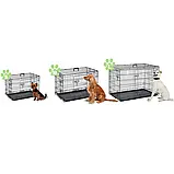 Металева клітка транспортер вольєр для перевезення собак  75х47х54 см S Pethaus PH-200 Польща, фото 5