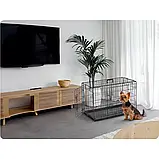 Металева клітка транспортер вольєр для перевезення собак  75х47х54 см S Pethaus PH-200 Польща, фото 6