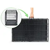 Металева клітка транспортер вольєр для перевезення собак  75х47х54 см S Pethaus PH-200 Польща, фото 7