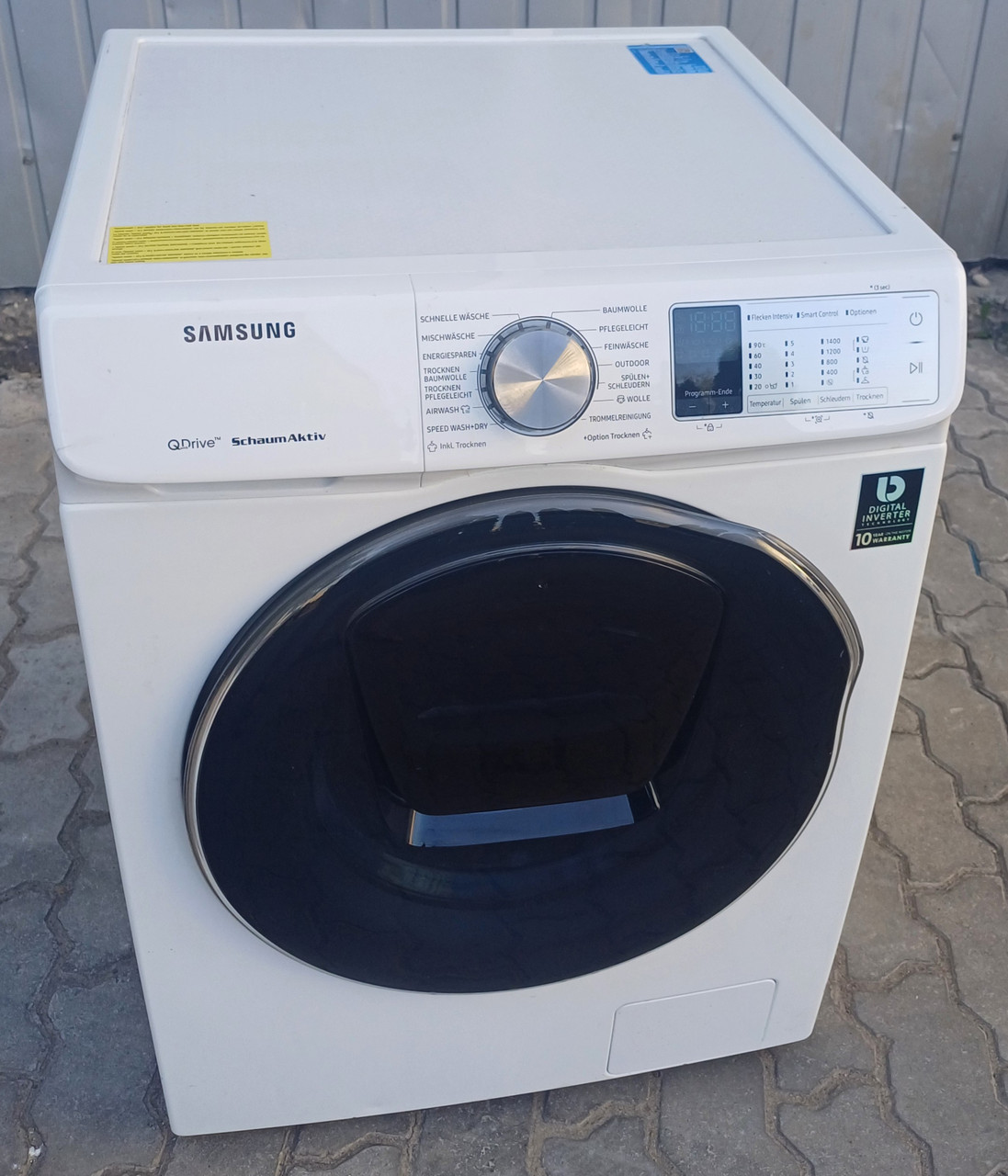 Пральна машина із сушаркою Самсунг SAMSUNG WD8XN642O2A 8/5 кг Air Wash