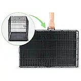 Металева клітка транспортер вольєр для перевезення собак  91 х 57 х 62 см M Pethaus PH-201 Польща, фото 6