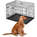 Металева клітка транспортер вольєр для перевезення собак  91 х 57 х 62 см M Pethaus PH-201 Польща, фото 2