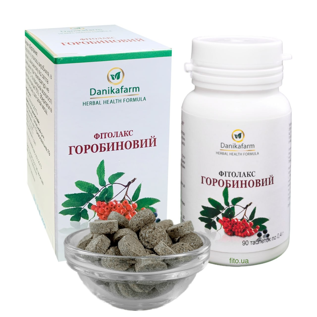Фітолакс горобиновий здоровий кишечник 90 табл, фото 1