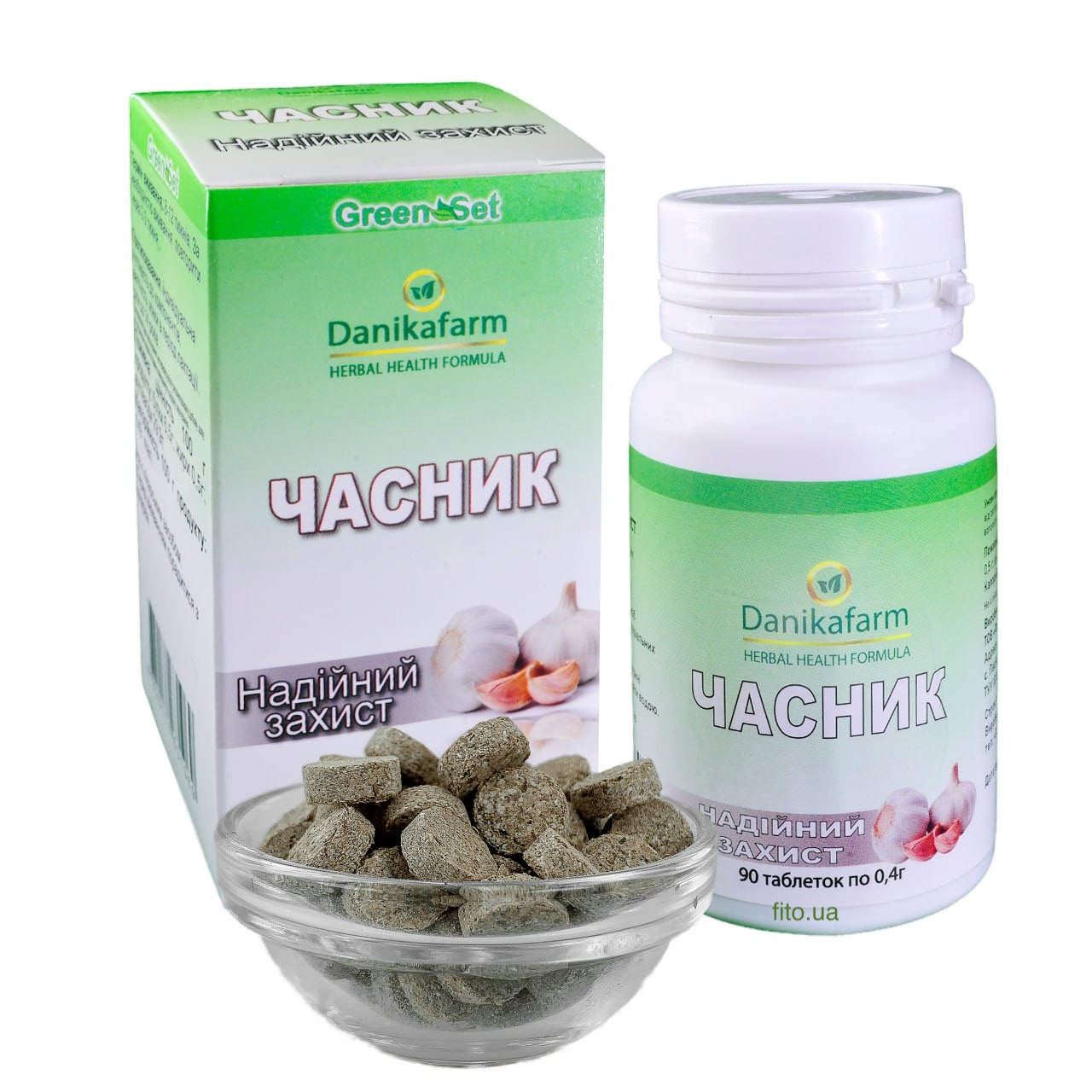 Часник у таблетках 90 шт по 0.4 г, фото 1