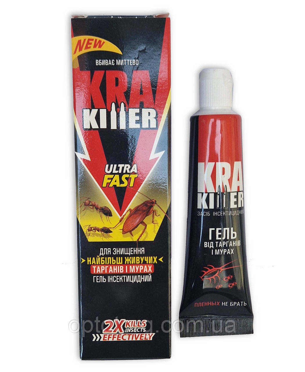 Гель від тарганів та мурах KRA Killer в тубі 30мл