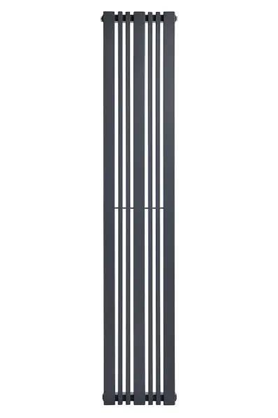 Радіатор дизайнерський вертикальний Lucca 7/1800 Антрацит матовий 1800*324, фото 1