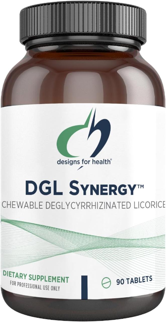Designs for Health DGL Synergy / Дегліциризована солодка для здоров'я шлунка 90 таблеток
