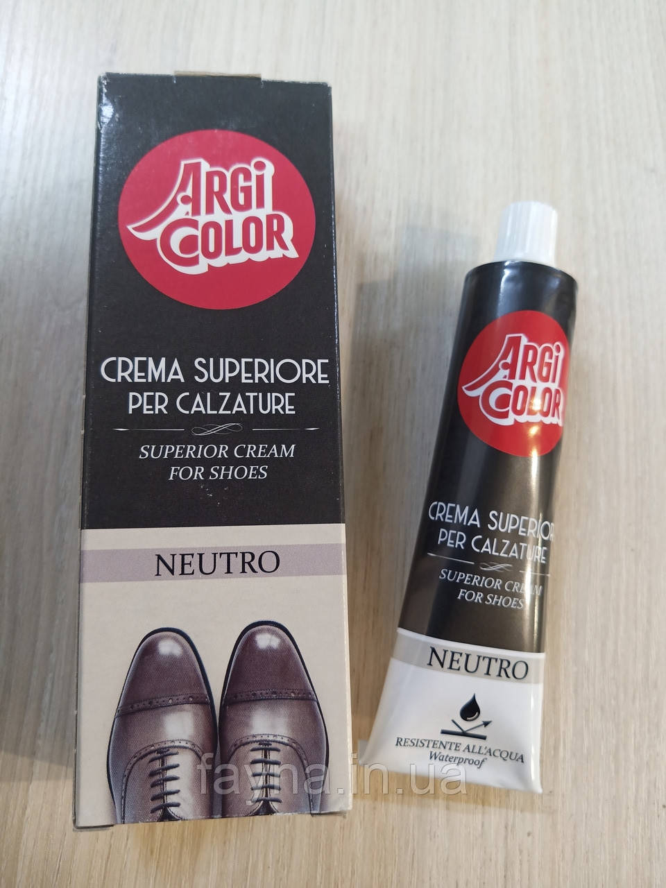 Безколірний крем для взуття Argi Color (50мл)