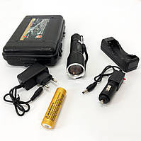 Ручний світильник з потужним променем Bailong BL-1860-T6, Ліхтар суперяскравий, Ліхтар ручний металевий RA-92