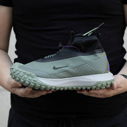 Зимові Чоловічі Кросівки Nike ACG Mountain Fly Gore-Tex Khaki / Найк АСГ Маунтін Флай Гор Текс Хакі, фото 1