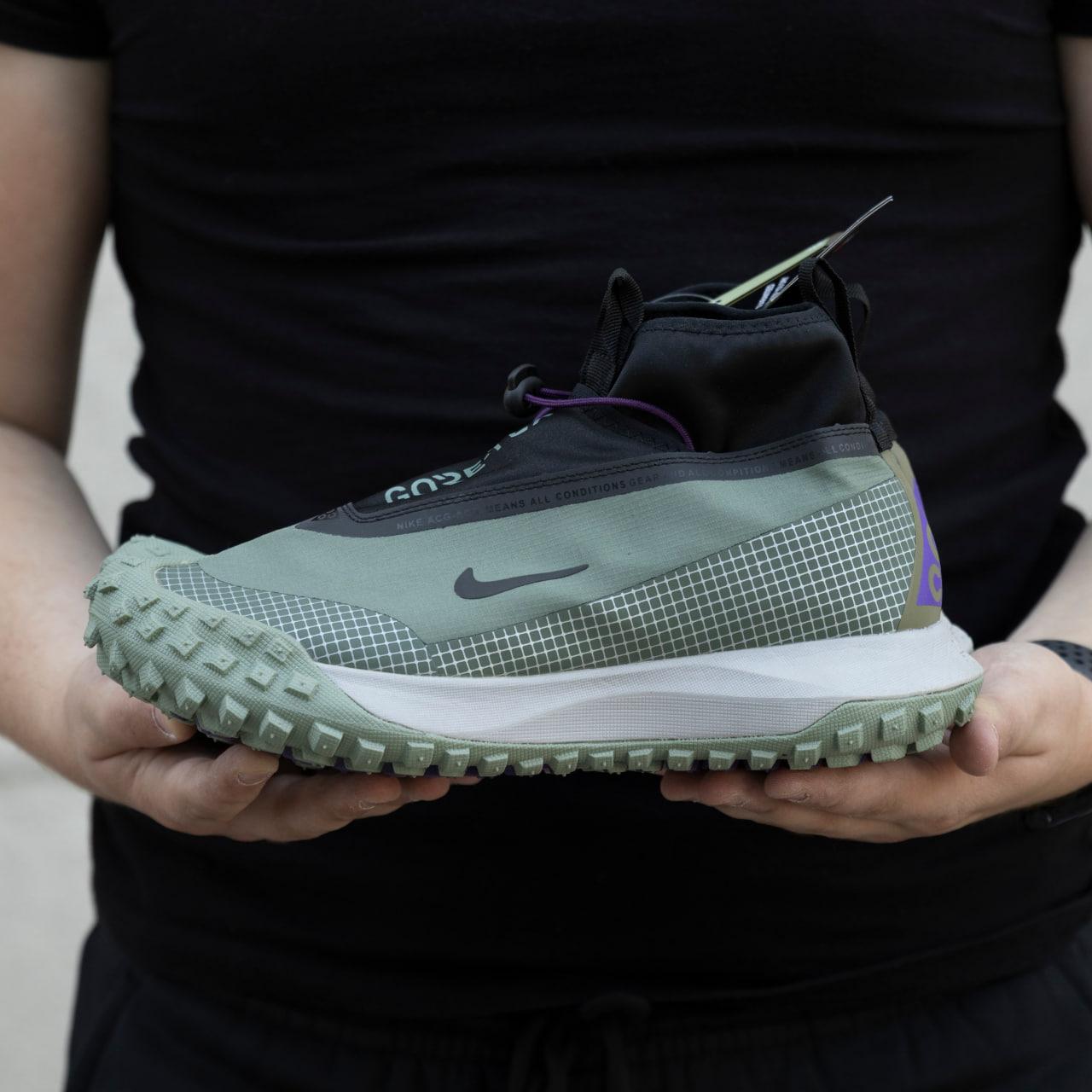 Зимові Чоловічі Кросівки Nike ACG Mountain Fly Gore-Tex Khaki / Найк АСГ Маунтін Флай Гор Текс Хакі