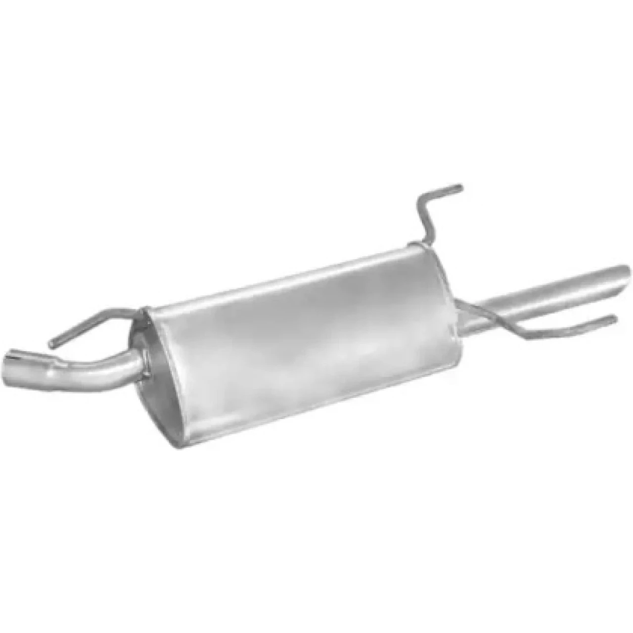 Глушник основний Opel Vectra B 1.7TD kat 95-97 Polmostrow (17.55), фото 1