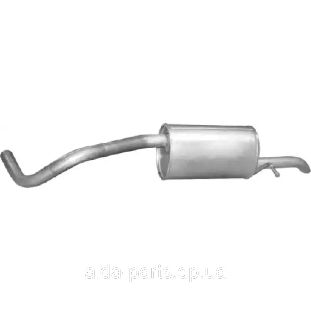 Глушник основний Seat Ibiza 1.2i -12V 11/05-11/09, Skoda Fabia, VW Polo Polmostrow (23.83)