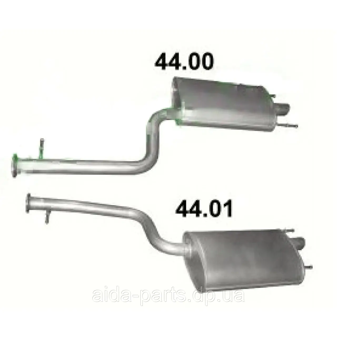Глушач основний лівий задній Lexus LS600H 5.0 Polmostrow (44.01)