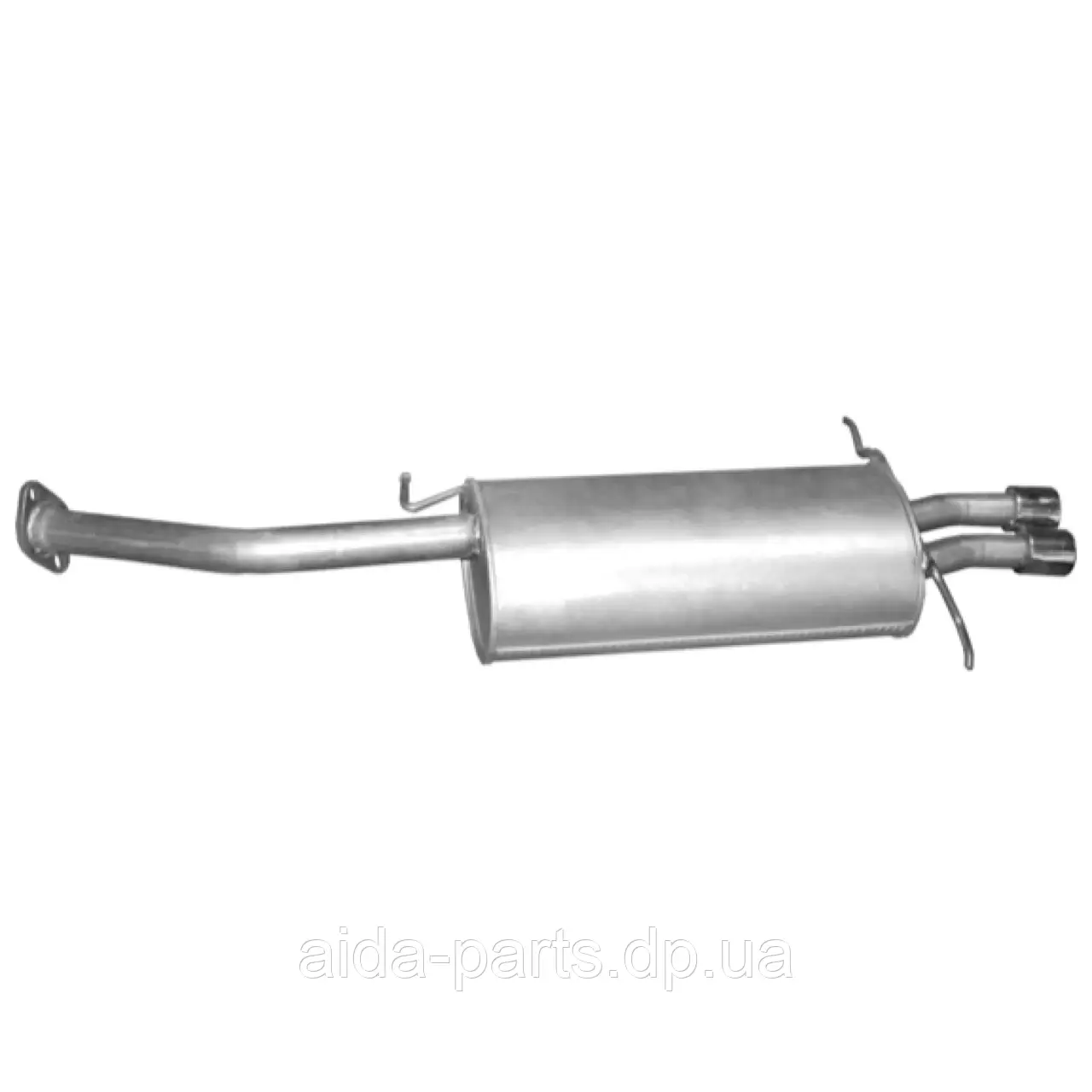 Глушник основної Мазда МХ6 (Mazda MX6) 91-96 2.5 Polmostrow (12.06)
