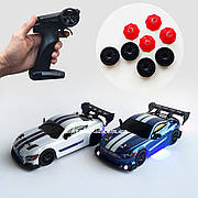 Машинка для дріфту на радіокеруванні Ford Mustang 4WD дрифт машина 2 Швидкості Світло Неонове підсвічування