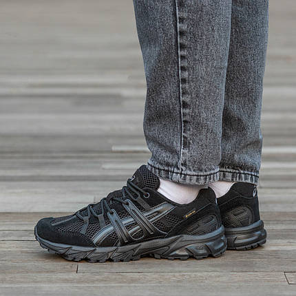 Зимові Чоловічі Кросівки Asics Gel-Sonoma 15-50 Gore-Tex Black / Асікс Гел-Сонома 15-50 Гор Текс Чорні, фото 1