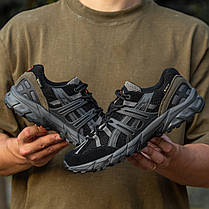 Зимові Чоловічі Кросівки Asics Gel-Sonoma 15-50 Gore-Tex Black / Асікс Гел-Сонома 15-50 Гор Текс Чорні з Хакі, фото 2