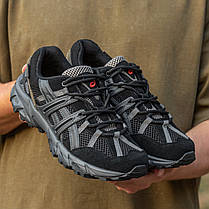 Зимові Чоловічі Кросівки Asics Gel-Sonoma 15-50 Gore-Tex Black / Асікс Гел-Сонома 15-50 Гор Текс Чорні з Хакі, фото 3