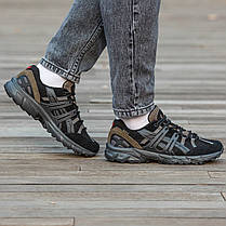 Зимові Чоловічі Кросівки Asics Gel-Sonoma 15-50 Gore-Tex Black / Асікс Гел-Сонома 15-50 Гор Текс Чорні з Хакі, фото 5