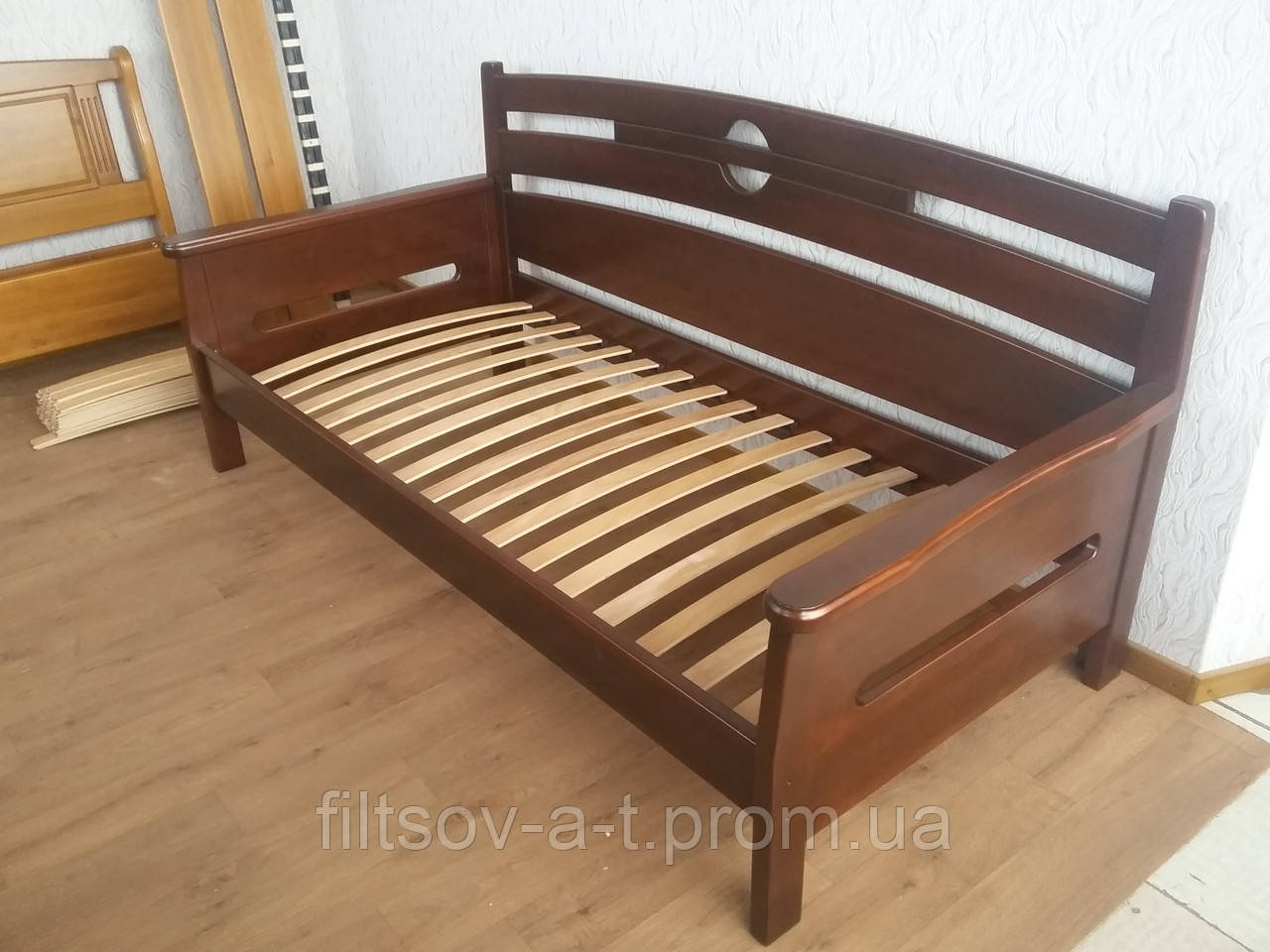 Односпальный диван - кровать из массива натурального дерева "Луи Дюпон" от производителя - фото 7 - id-p7213172