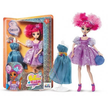 Лялька 28 см з аксесуарами Kids Hits KH25/04 Be Fashion Academy Cassie в коробці 25.5*37*7 см, фото 1