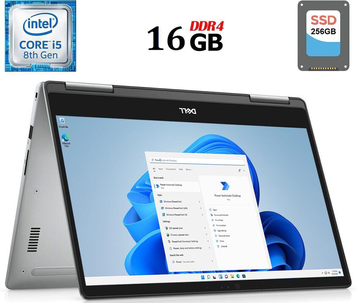 Ноутбук Б-клас Dell Inspiron 15-7573/ 15.6" 1920x1080 Touch/ i5-8250U/ 16GB RAM/ 256GB SSD/ UHD 620