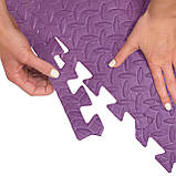 Мат-пазл (ластівчин хвіст) Cornix Mat Puzzle EVA 120 x 120 x 1 cм XR-0232 Purple, фото 6