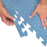 Мат-пазл (ластівчин хвіст) Cornix Mat Puzzle EVA 120 x 120 x 1 cм XR-0235 Sky Blue, фото 6