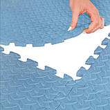 Мат-пазл (ластівчин хвіст) Cornix Mat Puzzle EVA 120 x 120 x 1 cм XR-0235 Sky Blue, фото 5