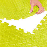 Мат-пазл (ластівчин хвіст) Cornix Mat Puzzle EVA 120 x 120 x 1 cм XR-0236 Yellow, фото 7