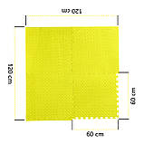 Мат-пазл (ластівчин хвіст) Cornix Mat Puzzle EVA 120 x 120 x 1 cм XR-0236 Yellow, фото 8
