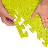 Мат-пазл (ластівчин хвіст) Cornix Mat Puzzle EVA 120 x 120 x 1 cм XR-0236 Yellow, фото 4