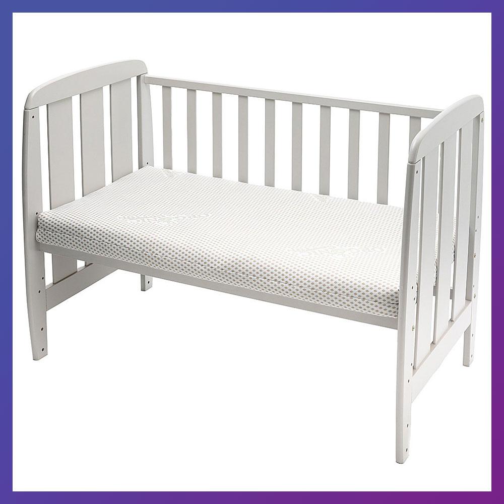 Матрац для дитячого ліжечка Солодких Снів Organic Cotton Comfort lux KPK 120x60x8 білий