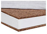 Матрац для дитячого ліжечка Солодких Снів Organic Cotton Comfort lux KPK 120x60x8 білий, фото 4