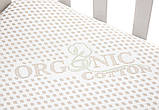 Матрац для дитячого ліжечка Солодких Снів Organic Cotton Comfort lux KPK 120x60x8 білий, фото 5