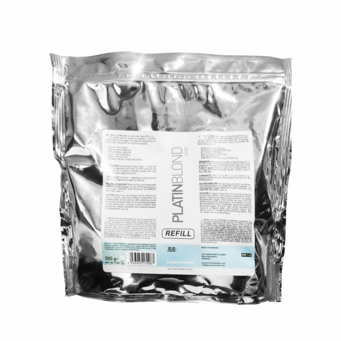 Знебарвлюючий порошок блакитний JOJO PlatinBlond Silk Bleach Powder 500 г (оригінал)