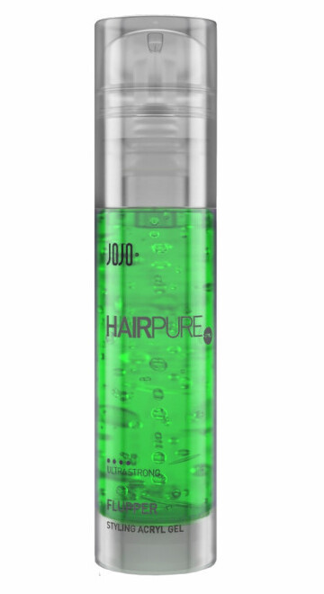 Гель акриловий для стайлінгу екстрасильної фіксації JOJO Hairpure Style Flupper 4*, 100 мл (оригінал)