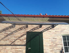 Дашок 3.05 x 1.5 м Style, металевий з монолітним полікарбонатом