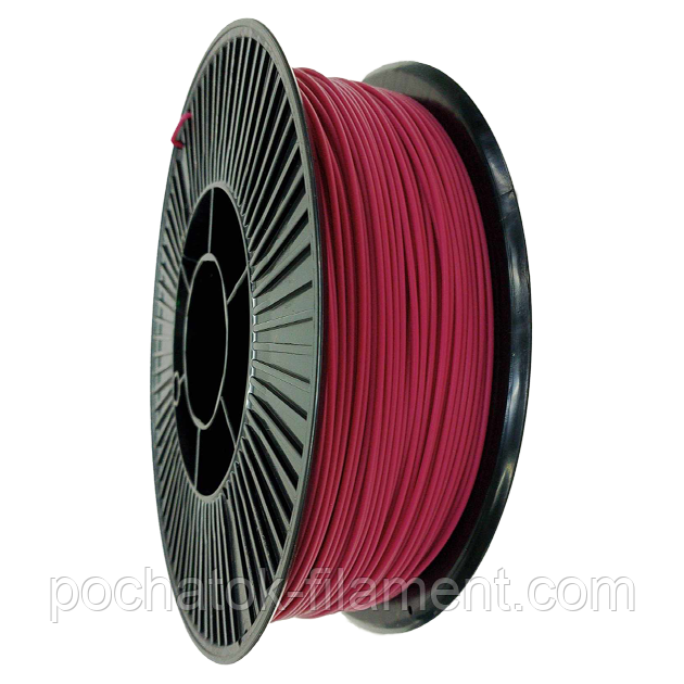 PLA/філамент нитка пластик для 3D принтера Pochatok Filament 1,75мм Малиновий, фото 1