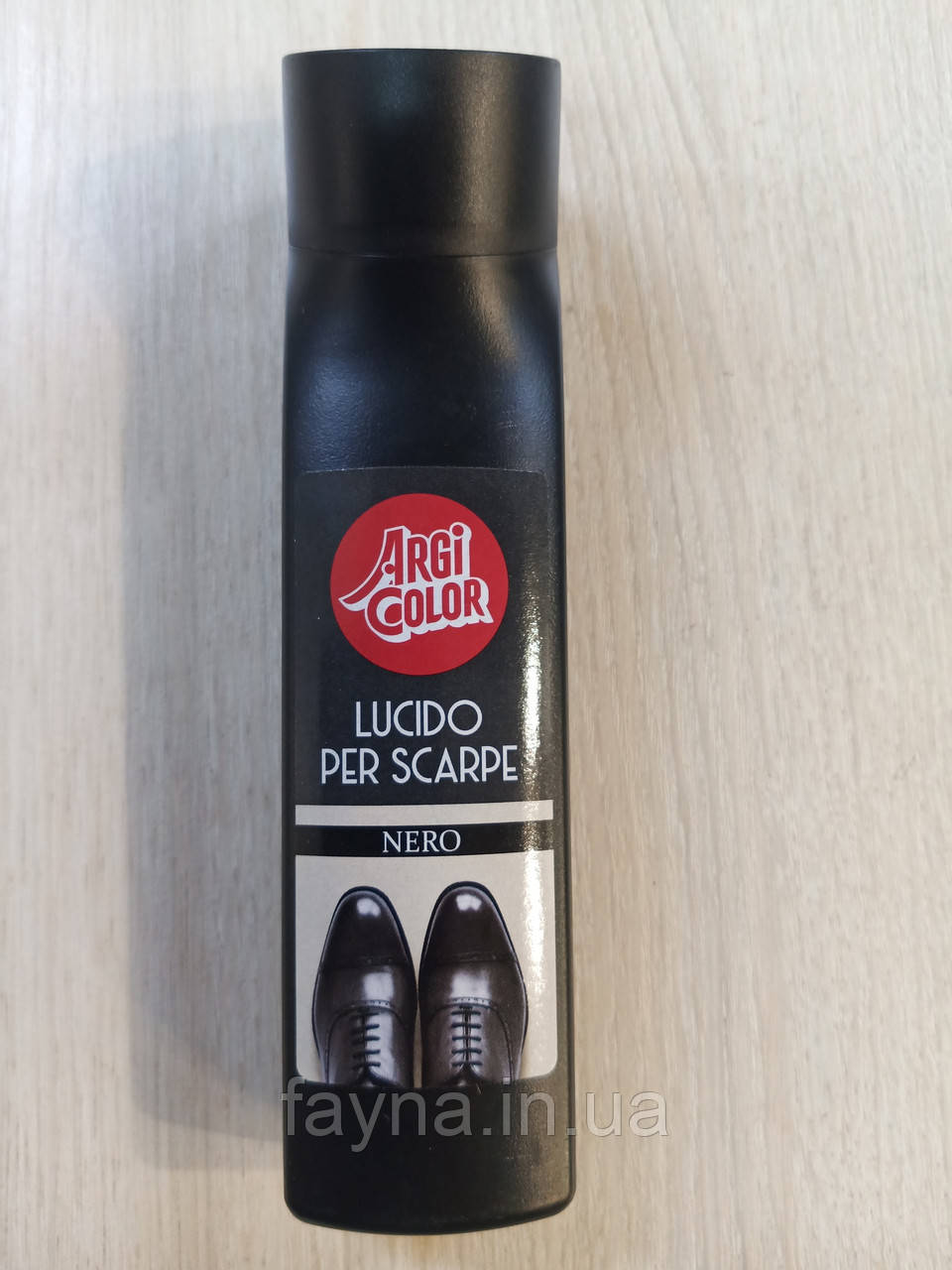Чорний крем для взуття Argi Color Lucido Per Scarpe, 75 мл, фото 1