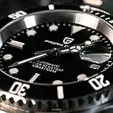 Pagani Design PD-1661 Jubilee Silver-Black Годинник чоловічий механічний з автопідзаводом водонепроникний з датою, фото 7