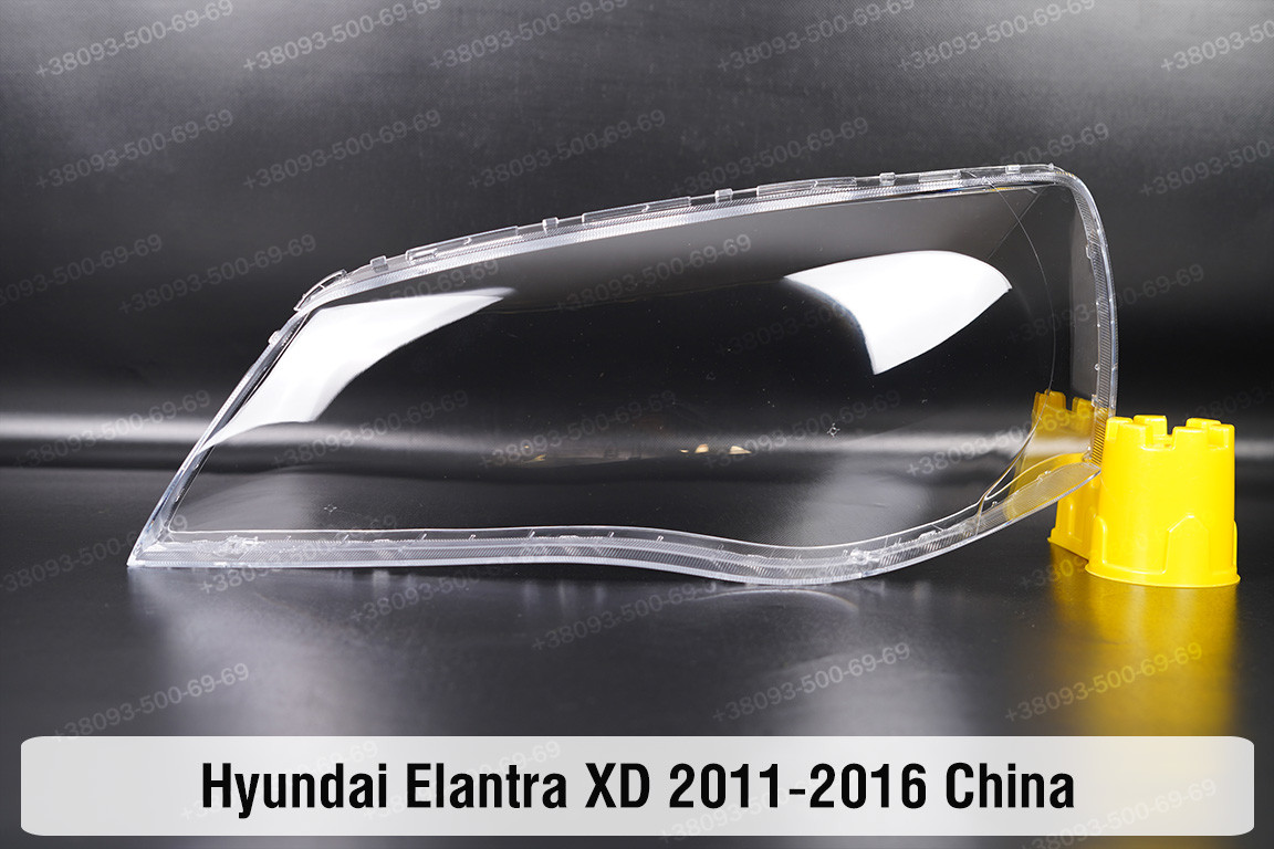 Скло фари Hyundai Elantra XD China (2011-2016) ліве, фото 1