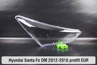 Скло фари Hyundai Santa Fe DM EUR (2012-2016) дорест праве