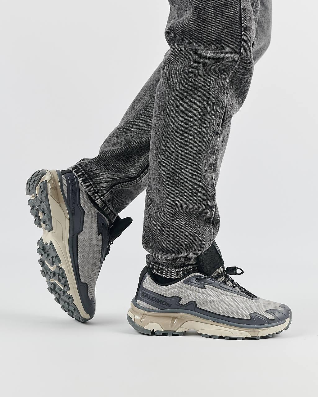 Чоловічі кросівки Salomon Advanced XT-SLATE Grey, чоловічі водонепр. текстиль нейлон кеди Salomon Чоловіче взуття