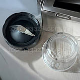 Універсальний потужний блендер 1000 Вт, стаціонарний блендер-кавомолка з 2 швидкостями та зі знімними ножами, фото 8