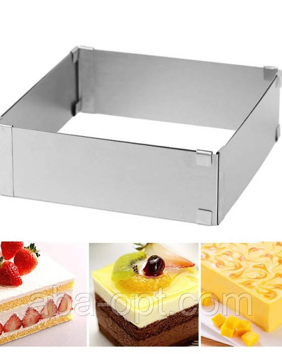 Форма розсувна Квадрат (шт.), фото 1