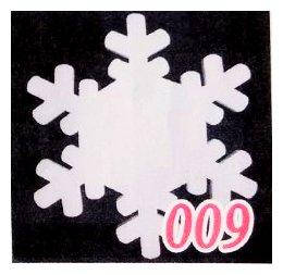 Сніжинка 32 см Толщ 1,8 см No 009 з пінопласту велика від 10 шт.