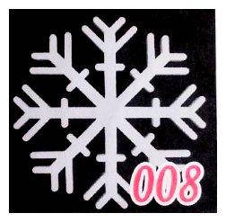 Сніжинка 32 см Товщ 1,8 см № 008 з пінопласту велика від 10 шт.